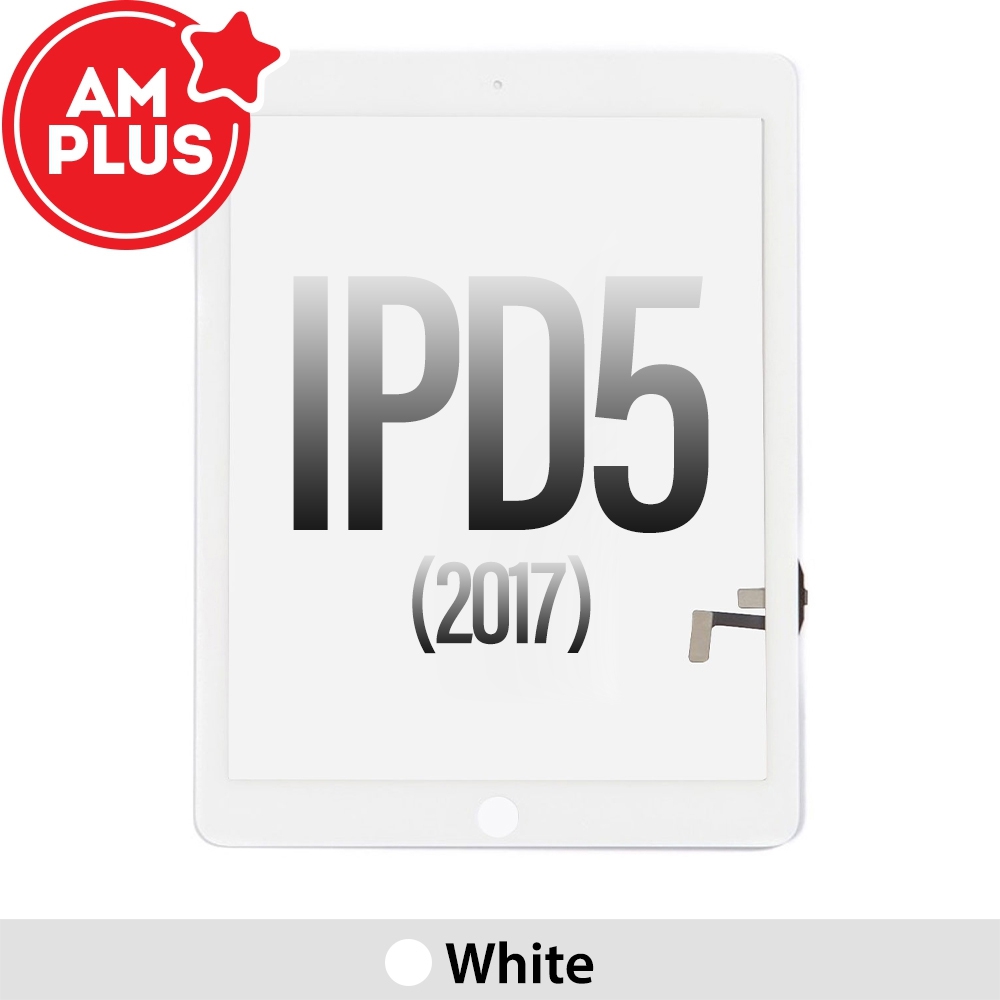 AMPLUS Touch Screen Digitizer with IC Connector*iPad 5 (2017)-White