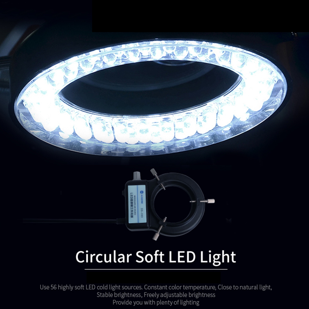 RELIFE RL-M3T-B1 Trinocular 7X-45X microscope for Mobile Phone Repair (Can be used with accessory mi