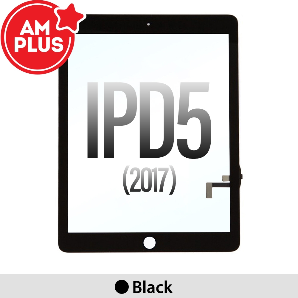 AMPLUS Touch Screen Digitizer with IC Connector*iPad 5 (2017)-Black