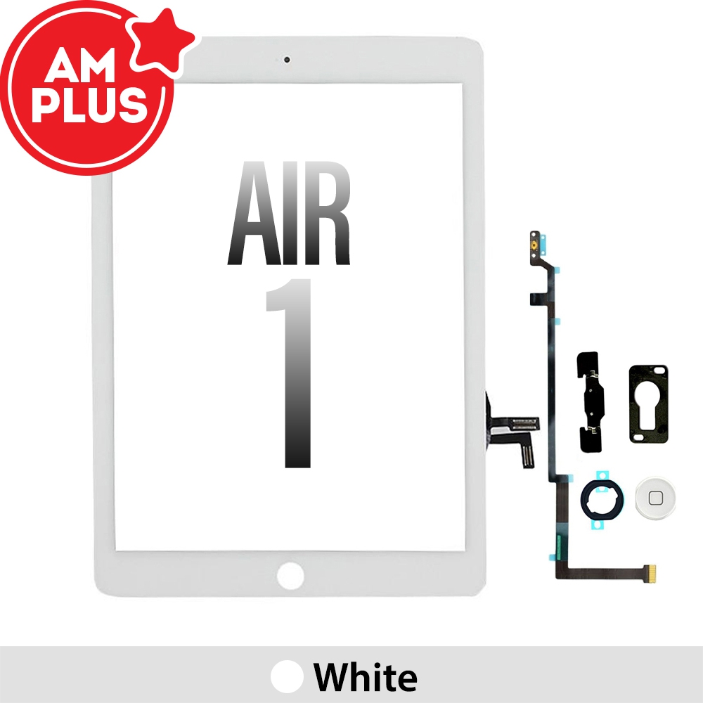 AMPLUS Touch Screen Digitizer with IC Connector*iPad Air 1-White