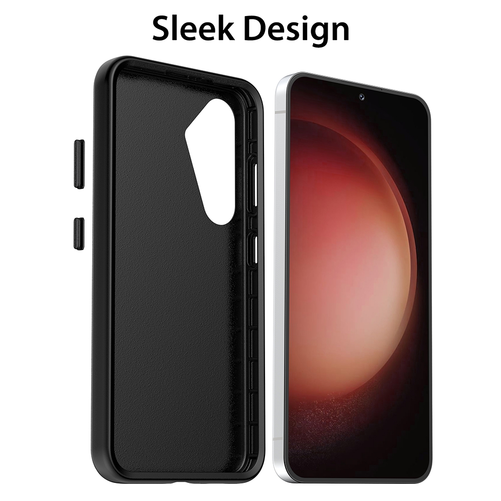 Hybrid Beatles Shockproof Case Cover for Samsung Galaxy S24-Black