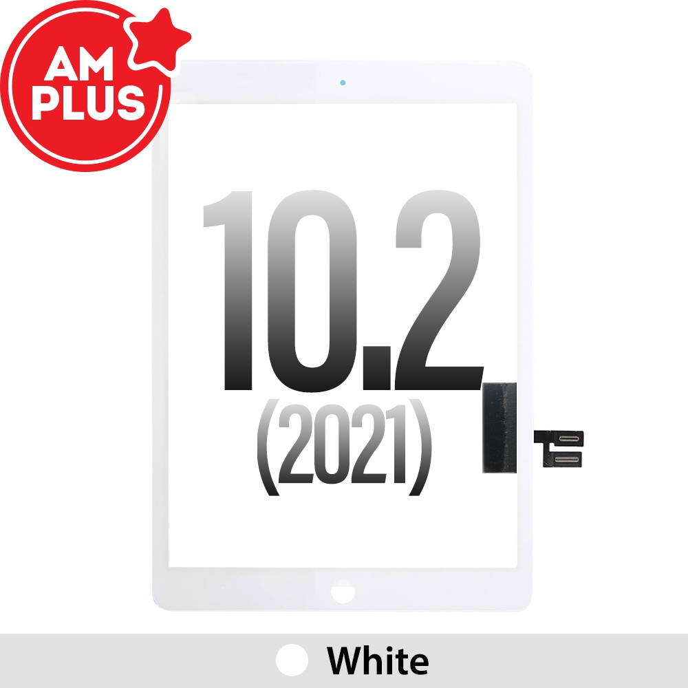 AMPLUS Touch Screen Digitizer with IC Connector*iPad 10.2 (2021)-White