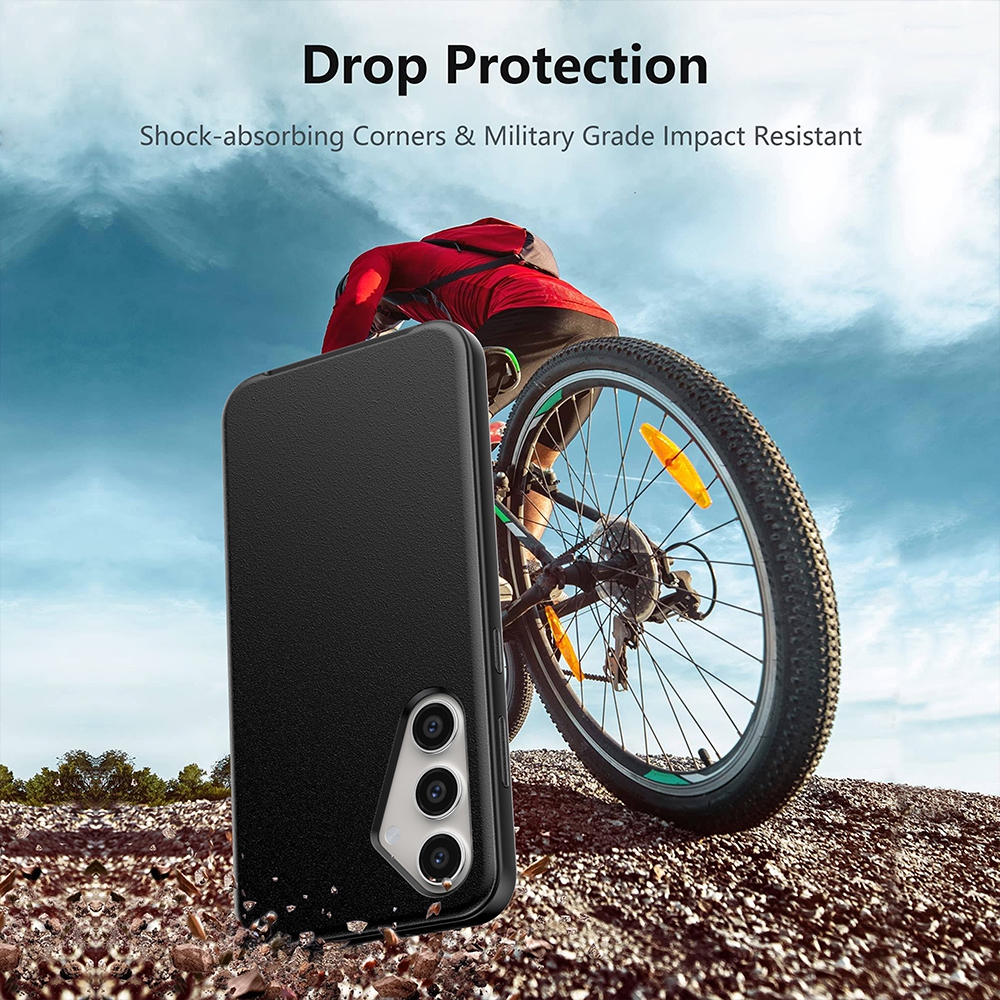 Hybrid Beatles Shockproof Case Cover for Samsung Galaxy S24-Black