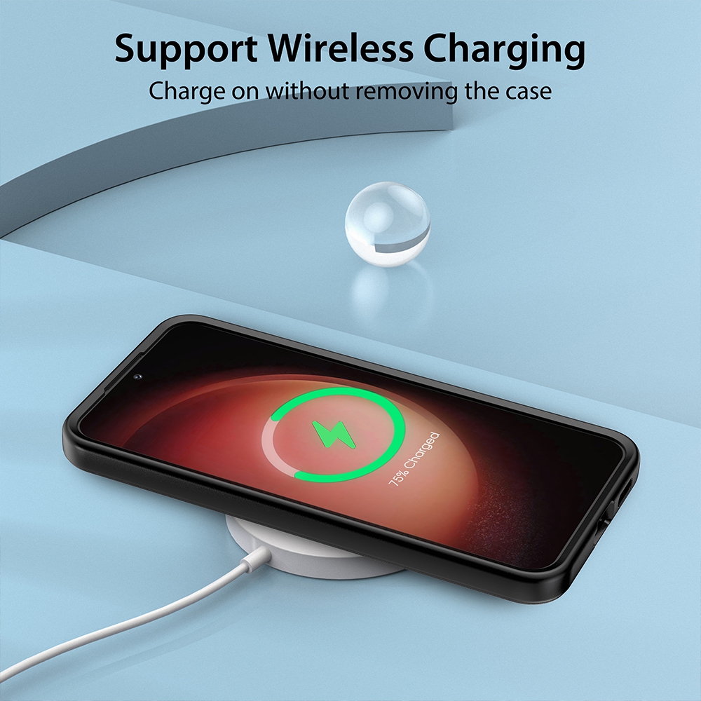 Hybrid Beatles Shockproof Case Cover for Samsung Galaxy S24-Black