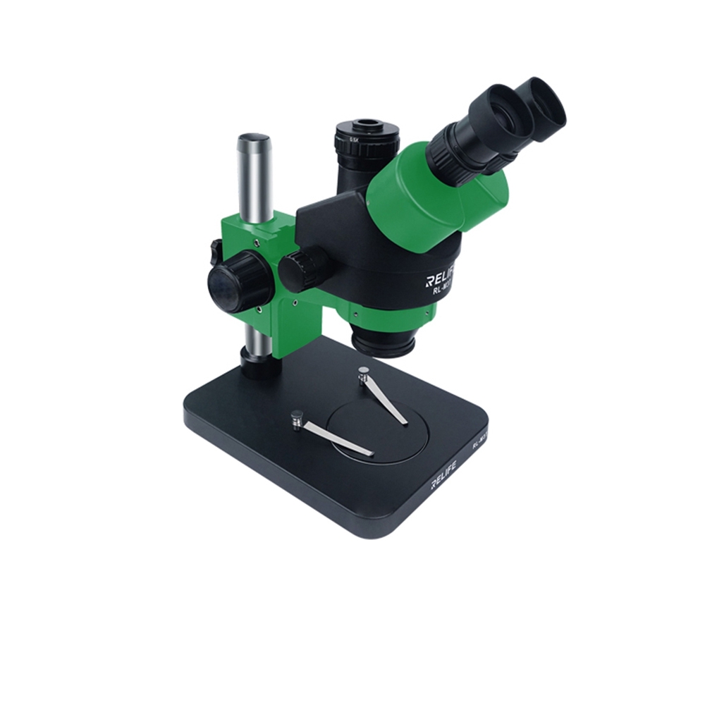 RELIFE RL-M3T-B1 Trinocular 7X-45X microscope for Mobile Phone Repair (Can be used with accessory mi