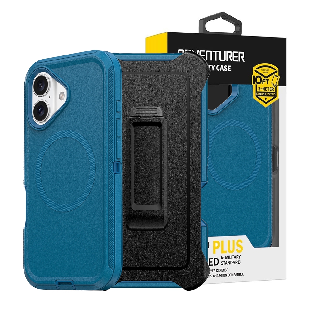 Shockproof Robot Armor Hard Plastic Magsafe Case with Belt Clip*iPhone 17