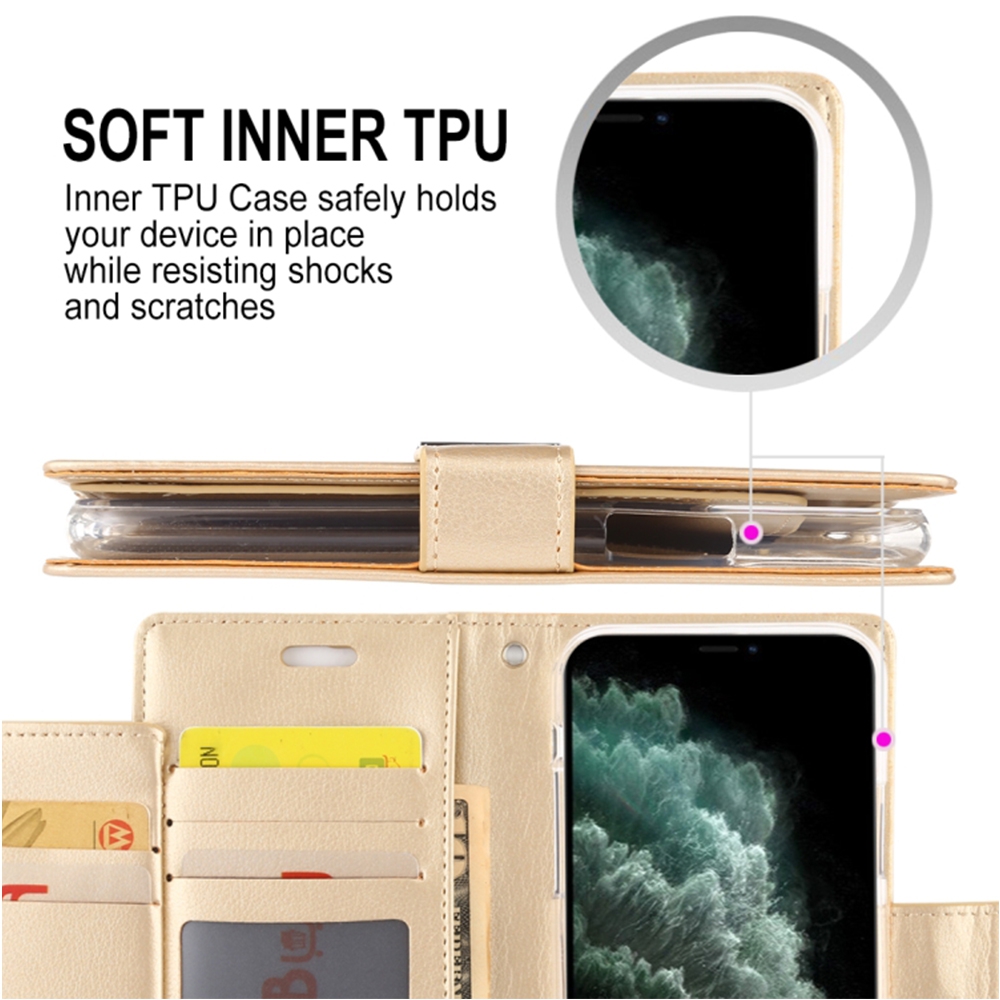 Mercury Rich Diary Case for iPhone 12 mini (5.4")-Purple