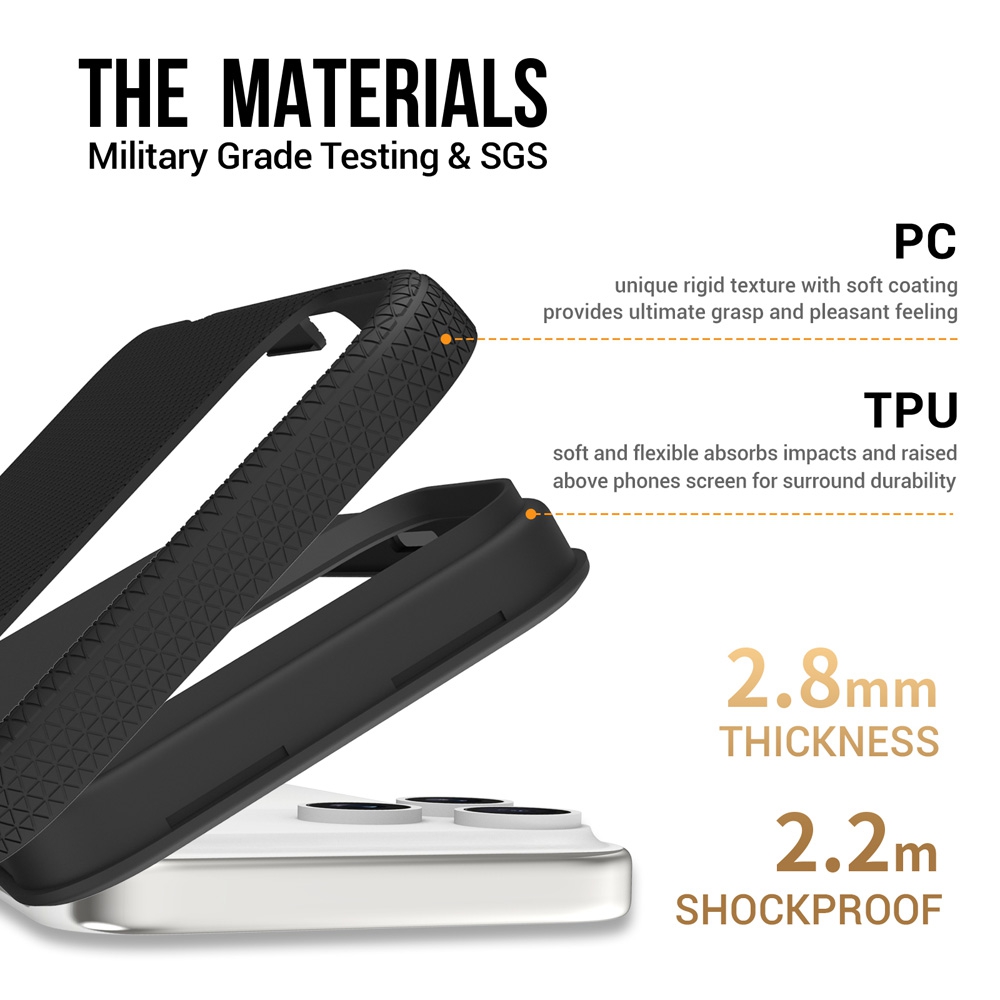 Rhinos Rugged Shockproof Magsafe Cover Case*iPhone 17 Pro-Navy