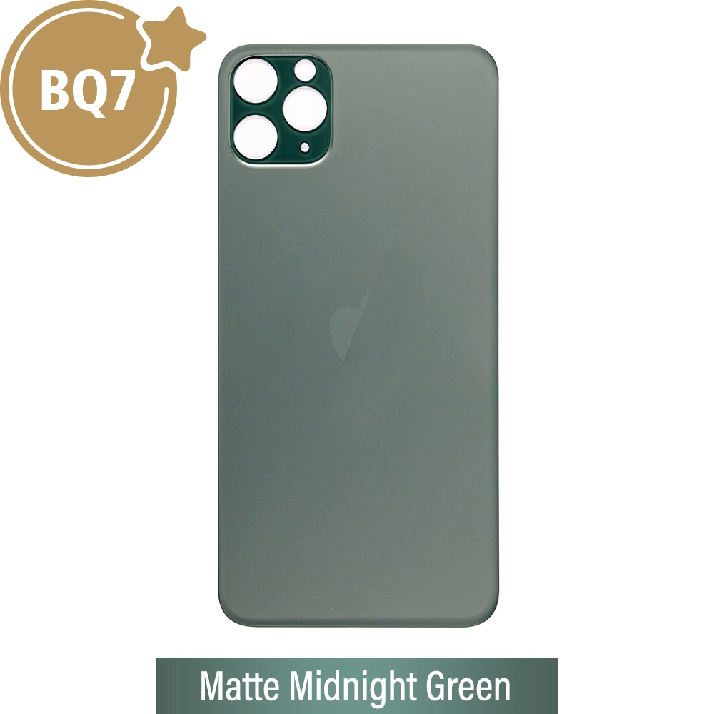 BQ7 Rear Glass With 3M Adhesive Replacement for iPhone 11 Pro-Midnight Green
