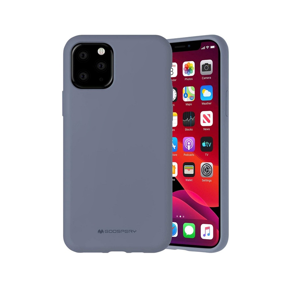 Mercury Silicone Cover Case for iPhone 11 Pro Max (6.5'')-Green