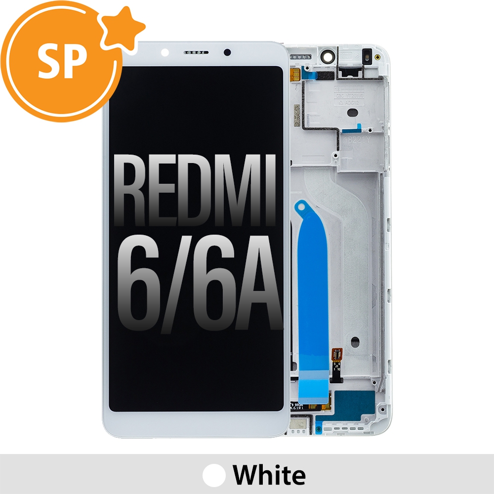 Xiaomi Redmi 6 / 6A OLED Screen Digitizer 560410028033 (Service Pack)-White